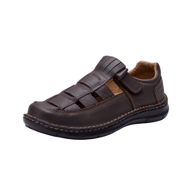 Sandalia Hombre Zapato Tipo Piel Diseño Tiras