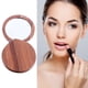 thumbnail image 2 of 1 espejo de madera para maquillaje, espejo de bolsillo, espejo portátil para mujeres y niñas., 2 of 7