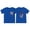 O249 Blue, variant on Angala Toddler Girls Tops Patriotic Print Crew Neck Short Sleeve Summer Fourth Of July Holiday Casual Loose Comfortable Child Tops Size 1-2 Years Blue