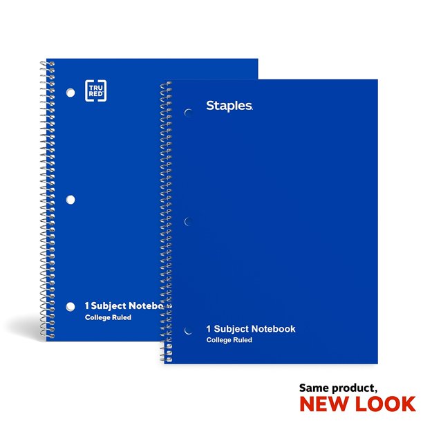 Staples 1-Subject Notebook 8
