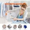 thumbnail image 2 of Portable Sewing Machine for Beginners, 38 Stitches, Dual Speed with Extension Table & Kit, 2 of 6