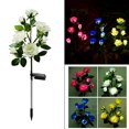thumbnail image 4 of 2x Rose Lights Lámpara de Jardín Lámpara de Decoración para Terrazas Yotijar Luz de estaca decorativa, 4 of 10