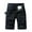 Black, variant on Afdoent Men's Casual Pants Summer Male Casual Plus Size Baggy Solid Color Cargo Shorts Relaxed Fit