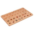 thumbnail image 4 of Juego de mesa Mancala plegable de madera para la familia, juego de mesa, juego de viaje, juego clásico para 2 jugadores, 65 piedras para adultos,, 4 of 9