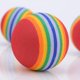 thumbnail image 3 of piezas de pelotas de arcoíris para mascotas, juguetes para gatos, pelotas de EVA de siete colores, juguete molar para cachorros y gatos, bolas de algodón coloridas, 3 of 5