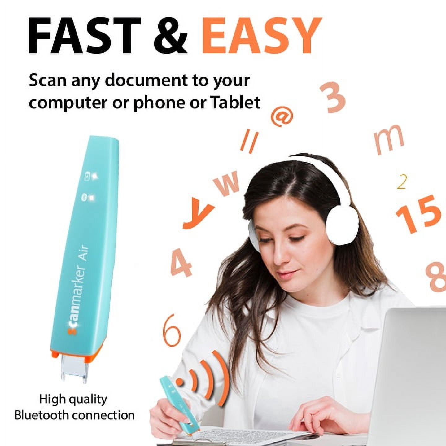 Scanmarker Aire Smart Pen - Wireless OCR Digital Highlighter 