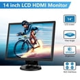 thumbnail image 2 of Monitor LCD Eyoyo de 14 pulgadas 1024x768 HDMI/VGA/AV/BNC con altavoz, 2 of 8