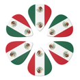 thumbnail image 6 of 6 Pack Guitar Picks Plectrums Flag-Of-Mexico Guitar Pick Guitar Picks for Women Men Beginner Guitar Palyers, 6 of 7