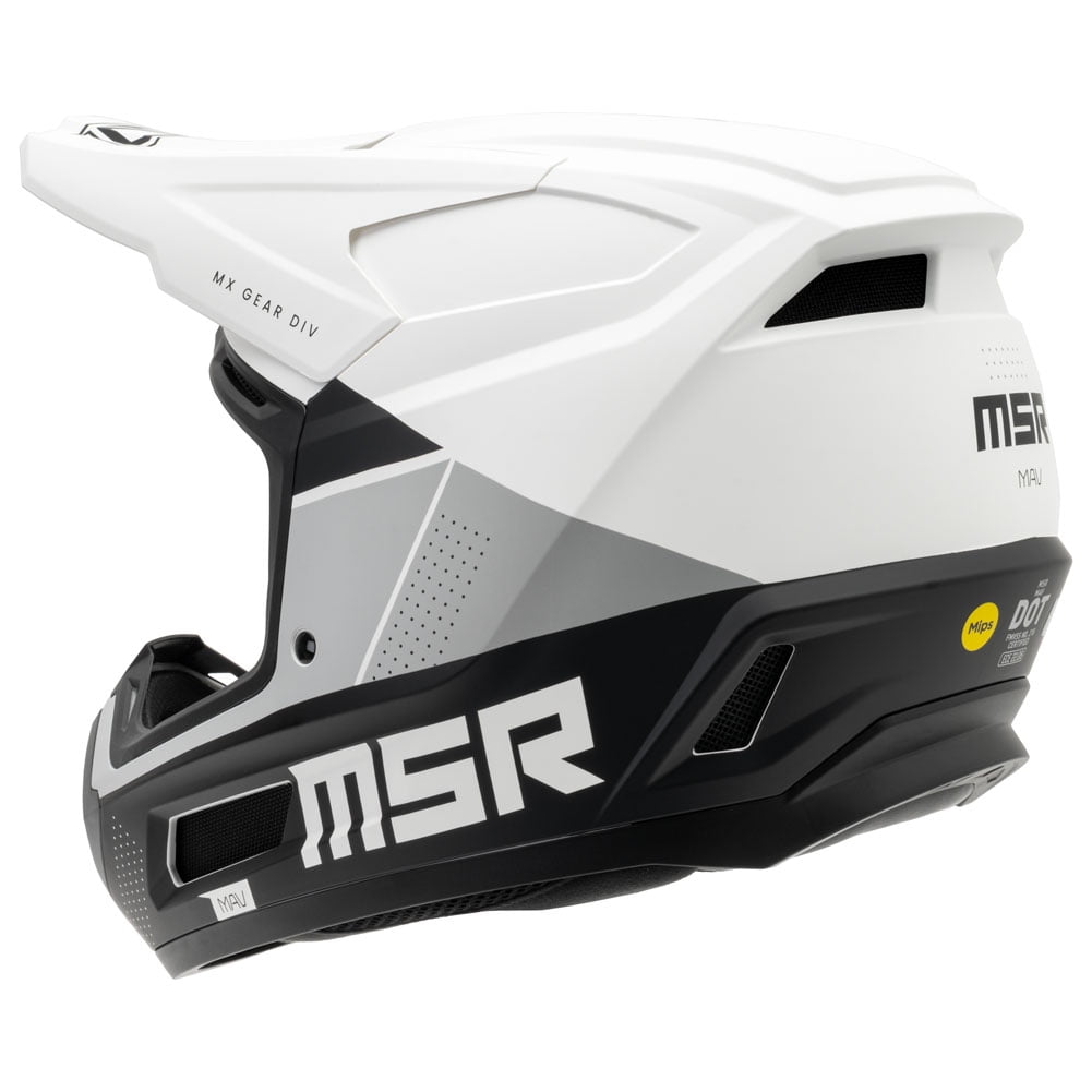 MSR™ Mav Sensor Dirt Bike Motocross Helmet w/ MIPS XX-Large Matte White/Black