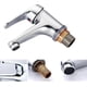 thumbnail image 4 of Basin Taps Bathroom Mixer Faucet Hot and Cold Mixer Tap Chrome Plated Solid Brass Lavatory Bathroom Vanity Sink Faucet for Bathroom Kitchen Cloakroom, 4 of 5