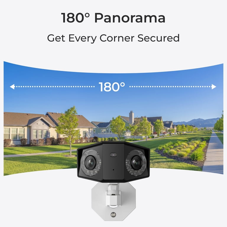 Reolink 4K Dual-Lens 180Â° PoE Camera, Color Night Vision, Person