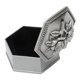 thumbnail image 5 of Joyero vintage Sexangle Usos múltiples Forro de terciopelo negro Joyero de aleación de zinc Fácil de limpiar para tocador para aniversario para aretes ANGGREK Otros, 5 of 8