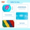 thumbnail image 4 of PLAYZAP Hopper Ball, Bouncy Ball with Handle for Kids, 18-inch Hippity Hoppity Hop Bounce Ball Toys, Sit and Bouncing Ball with Pump, Boys Girls Jumping Hopping Ball Gifts - Blue Dinosaur, 4 of 7