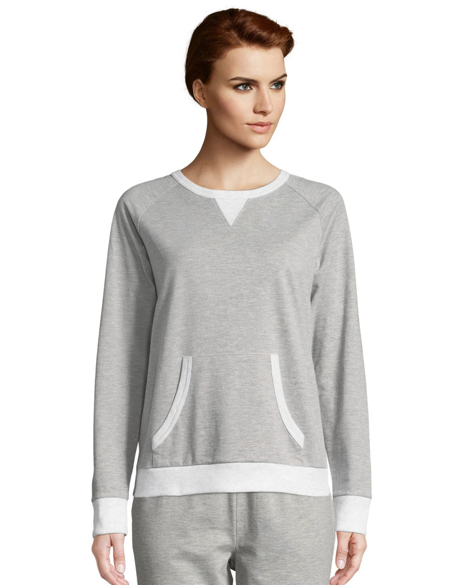hanes comfortsoft ecosmart women's crewneck sweatshirt