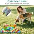 thumbnail image 7 of BESTSKY Snuffle Mat for Dogs,Interactive Feeding Mat 15.4X15.4" - Enrichment Puzzle Toy for Small and Medium Dogs and Cats,Slow Feeder for Anxiety and Boredom Relief,Machine Washable Felt Wool Pad, 7 of 7