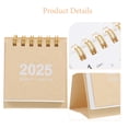 thumbnail image 4 of Shisuyan Mini Calendrier de Bureau Petit Calendrier Calendrier Mensuel Calendrier de Bureau, 4 of 9