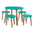 thumbnail image 1 of Comedor Circular Estilo Infantil Natura Pino Duduk turquesa 1 Duduk Natura, 1 of 2