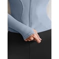 thumbnail image 5 of PISONIC Women's Long-Sleeve Sports Jacket and Pant Set for Gym Running, Tight-Fitting Butt-Lifting Pants for Cycling And Climbing Workout Attire, 5 of 11