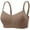 Coffee, variant on IWRICH Bras for Women Wireless Push up No Underwire Seamless Full Coverage Supportive T Shirt Everyday Bralettes Coffee 34