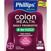 Phillips' Colon Health Daily Probiotic Supplement Capsules, 15 Count