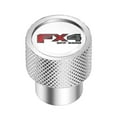 thumbnail image 2 of Ford F150 FX4 Off Road in White on Silver Chrome Aluminum Tire Valve Stem Caps, 2 of 5