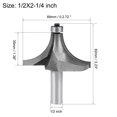 thumbnail image 2 of Unique Bargains Router Bit 1/2 Shank 2-1/4  inch Cutting Dia Round Over Corner 2 Flutes Tungsten Steel for Woodworking Milling Cutter To, 2 of 5