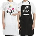 thumbnail image 4 of Couple's Matching Kitchen Garden Barbecue Apron with Printed Design for Cooking and Grilling Activities 2PCS, 4 of 6