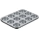 thumbnail image 1 of Molde para magdalenas Cuisinart Chef's Classic antiadherente plateado 12 tazas, 1 of 2