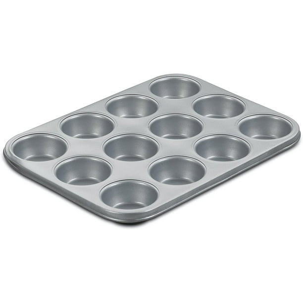 Molde para magdalenas Cuisinart Chef's Classic antiadherente plateado 12 tazas