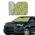 thumbnail image 2 of Yiaed Cute Tractor Print Car Windshield Sunshade Front Auto Car Front Window Sun Shade Foldable Sun Visor Shield Cover Auto Accessories for Sedan SUV Truck-Small, 2 of 5