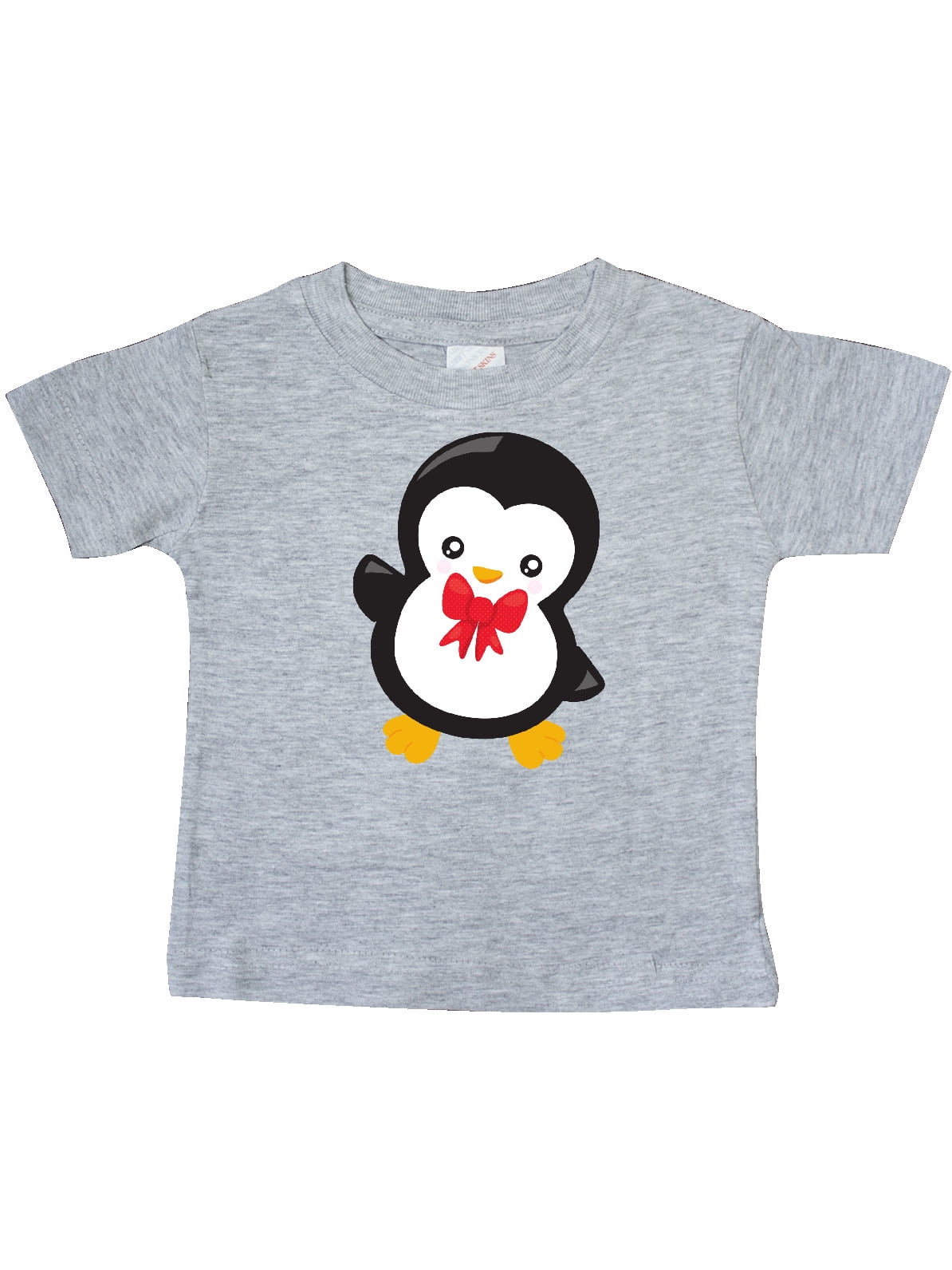 Penguin With Red Bow Tie, Cute Penguin Baby TShirt