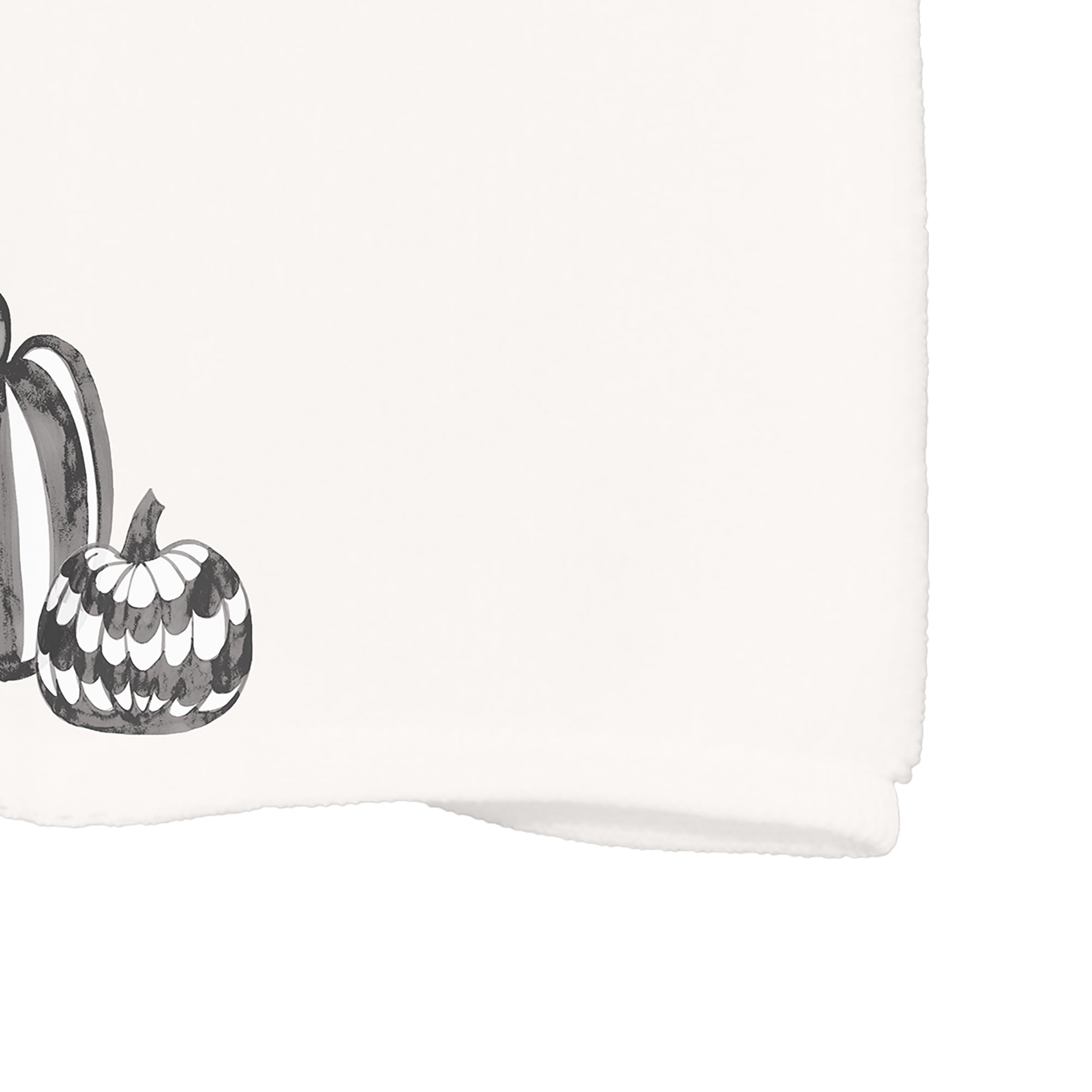Simply Daisy Pumpkin Duo 16x25 Inch Cream Halloween Print Kitchen Towel