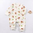 thumbnail image 2 of UAYOTSE Newborn Toddler Pajamas Sleepers for Baby Girl Boy Long Sleeve Romper Preemie Infant Clothes Spring Summer Fall Winter Loungewear,Sizes 5-6 Years, 2 of 7