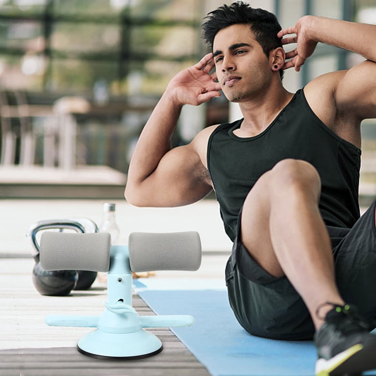 LABSERRON Portable Sit Up Assist Device Sky-Blue PP ABS Foam Fitness ...
