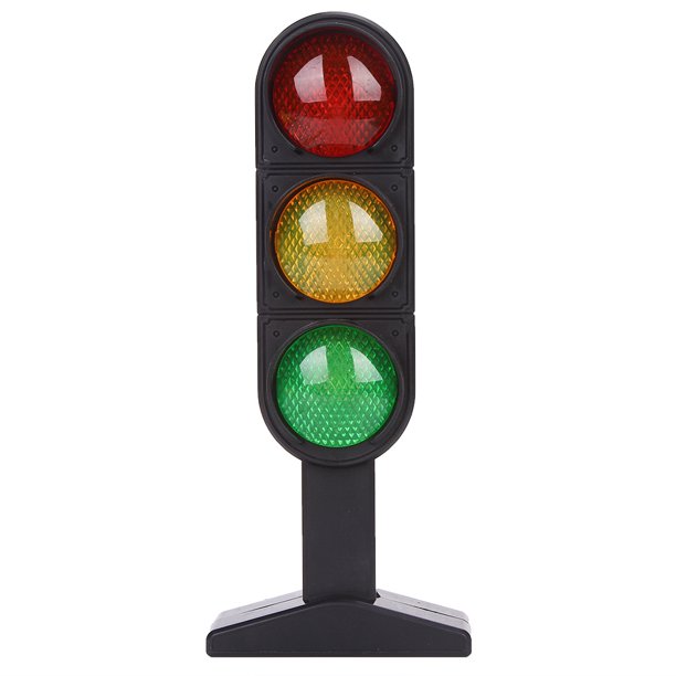 Miniature Road Street Traffic Light Sigh Model Kids Role Play Toy 1pc