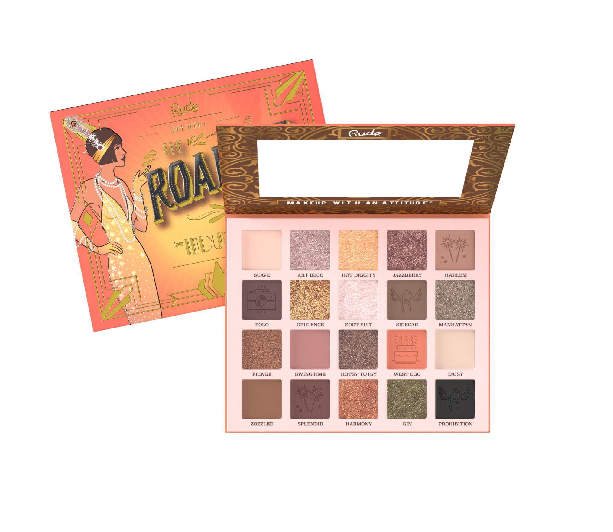 RUDE COSMETICS The Roaring 20's Eyeshadow Palette - Indulgence