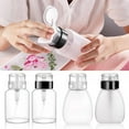 thumbnail image 2 of 250ml (8.8 oz) Press Bottle Push Down Empty Pump Dispenser for Nail Polish & Makeup Remover Liquid Bottle, Leak-proof Plastic Press Pumping Empty Bottle for Personal, Laboratory,Salon,Nail Care use, 2 of 10