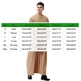 thumbnail image 3 of Awdenio Shirts for Men Kaftan Thobe for Men Big And Tall Muslim Robe Mens Long Sleeve Caftan, 3 of 9