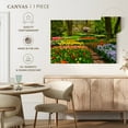 thumbnail image 5 of Elephant Stock Spring Tulip Flowers Wall Art - Horizontal Canvas Wall Art - Living Room Wall Decor - Floral And Botanical Canvas - Green And Orange Decor - 39" x 26", 5 of 8