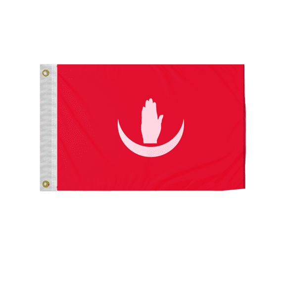 Promopatriot Anjouan National Flag 2x3 ft Nylon Double Stitched Edges Canvas Header Brass Grommets Fade Resistant & Vivid Colors