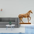 thumbnail image 2 of Figura de resina, estatua de madre, coleccionable, regalo de cumpleaños, escultura, adorno de mesa, figura de caballo, decoración, estatuas de caballo, 2 of 8