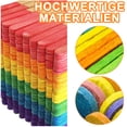 thumbnail image 1 of Material seguro para niños, palitos de madera gigantes de colores para manualidades en casa, proyectos de aula, madera natural de alta calidad, perfectos para diseños creativos de manualidades,, 1 of 7