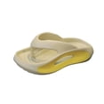 thumbnail image 3 of GPOECD Boys Flip Flops Lightweight Boys Summer Sandals Breathable Open Toe Footbed for Outdoor Play and Beach Adventures Kids Slippers 5-12Y Khaki,6-7 Years, 3 of 6