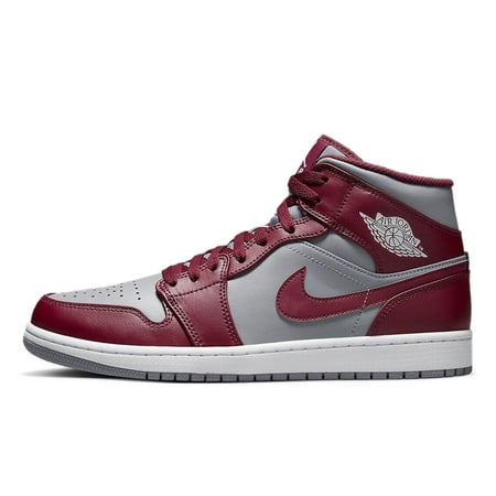 Air Jordan 1 Mid DQ8426-615 Men's Cherrywood Red Leather Shoes Size 9.5 ER1047