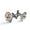 Color 2, variant on Men's Classic Stainless Steel, Color Electric Guitars Pattern Cufflinks Business Wedding Shirts, Black