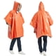 thumbnail image 3 of Poncho Impermeable JShteea con capucha para excursionismo al aire libre desechable, 3 of 9
