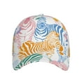thumbnail image 2 of Yiaed Zebra Colourful Print Cap Adjustable Size for Running Workouts and Outdoor Activities All Seasons, 2 of 5