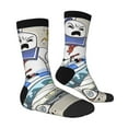 thumbnail image 3 of Ghostbusters Animation Adult Socks Breathable Cozy Soft Crew Socks Novelty Casual Calf Stockings For Men Women, 3 of 8