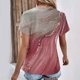 thumbnail image 4 of Fiudx Tops para Mujer Top Informal de Primavera y Verano de Manga Corta con Cuello En V para Mujer, 4 of 6