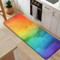 thumbnail image 5 of Rainbow Tie Dye Ink Pattern Kitchen Rug Mat,Kitchen Runner Rugs Non Skid Washable,Decorative Kitchen Floor Mats for Kitchen,Sink,Laundry,17"x47.2", 5 of 7